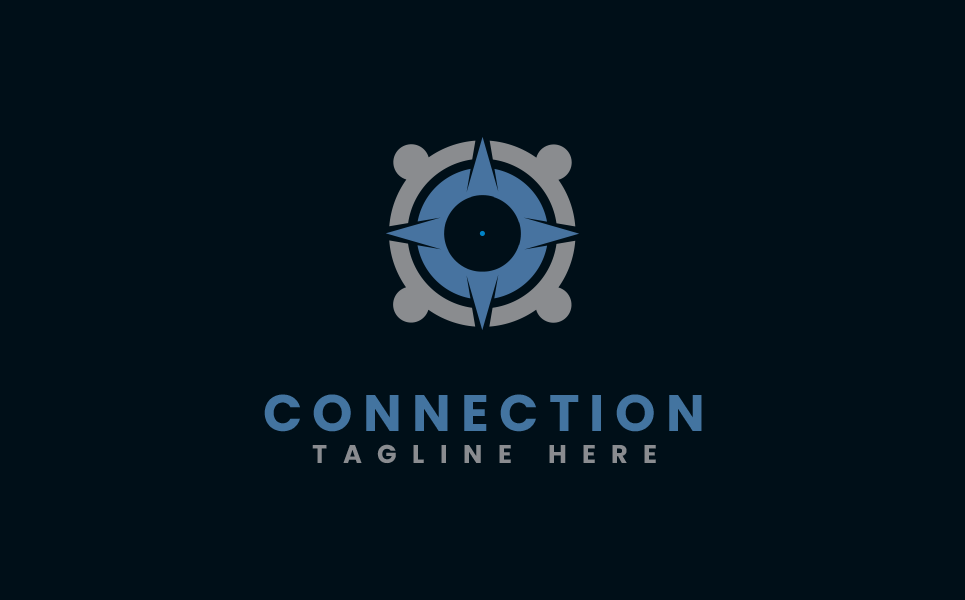 Download Шаблон логотипа "Connection People and Compass Minimalist Corporate Logo Template" / Connection People and Compass Minimalist Corporate Logo Template - Шаблон логотипа на тему графика business,abstract,financial,accounting,architecture,law,bank,consulting,education,human resource,industrial,insurance,logistics,real estate,logo design,logo template,logo,vector,corporate log