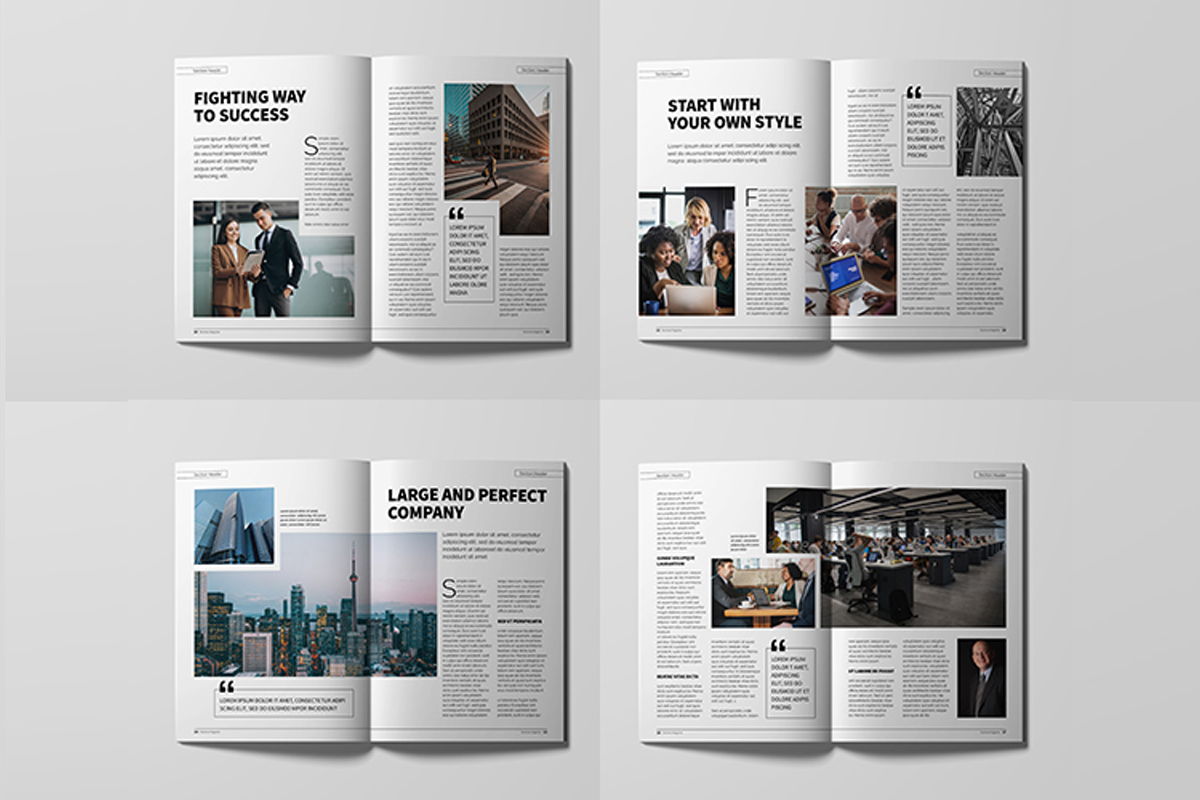 Business Magazine Template 11