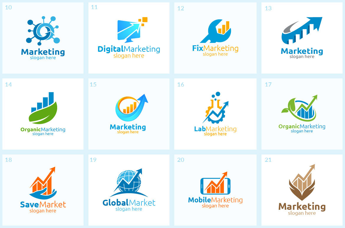 Download Шаблон логотипа "55+ Marketing Logo Bundle" / 55+ Marketing Logo Bundle - Шаблон логотипа на тему графика marketing,logo,advisor,consulting,financial,arrow,data,invest,success,infinity,management,chart,graph,trading,market,optimization,analysis,statistics,up,seo