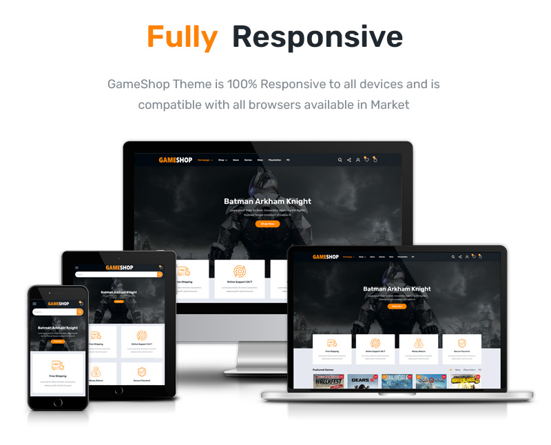 GameShop - Game Store WooCommerce WordPress Theme