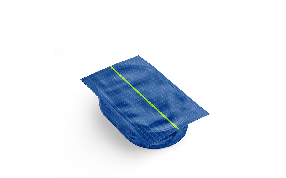 Tray With Ravioli Mockup