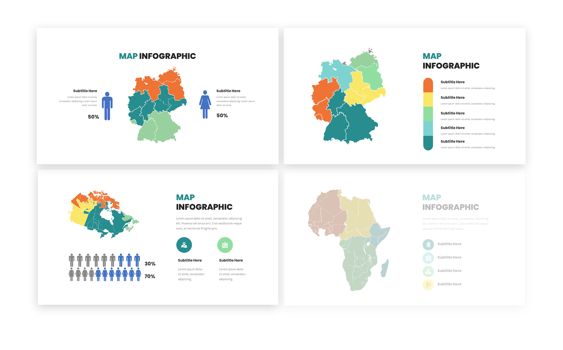 Maps Infographic Powerpoint Template for $16